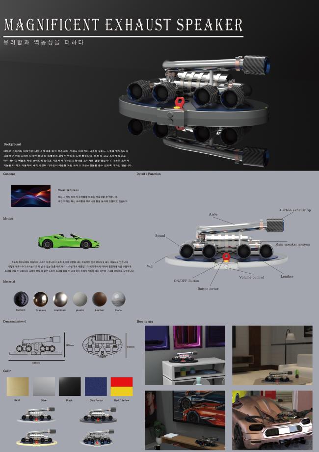 [제품디자인] 2024년 4학년  졸업작품 판넬