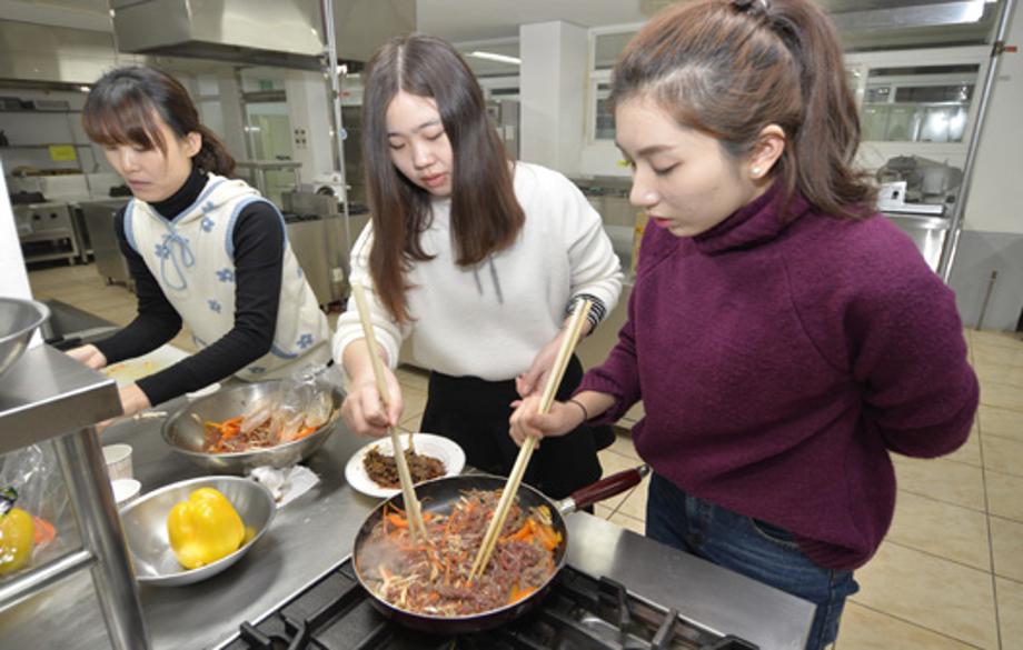 외국인유학생 요리체험 학습